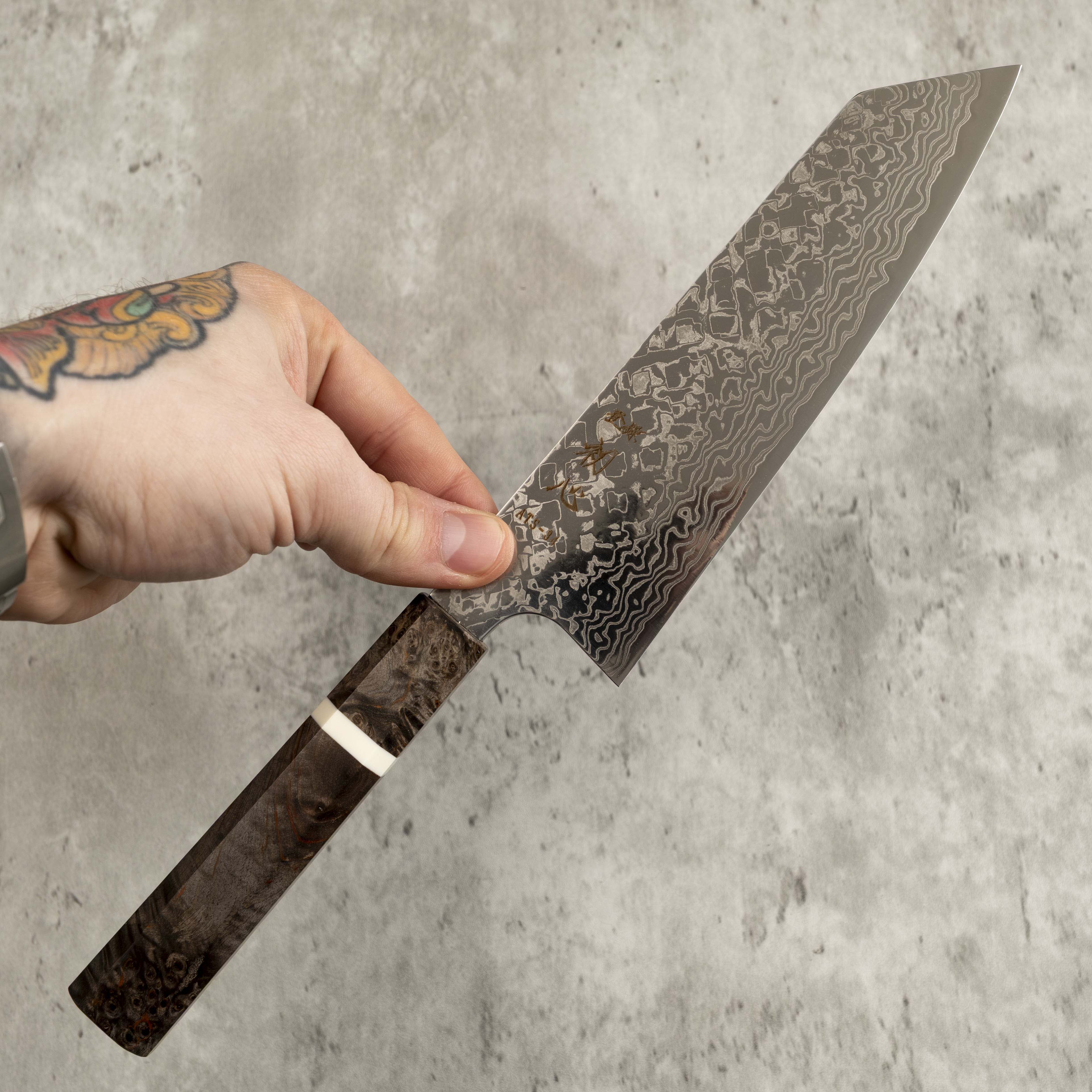 Yoshihiro Yauji Damascus Bunka 170 mm