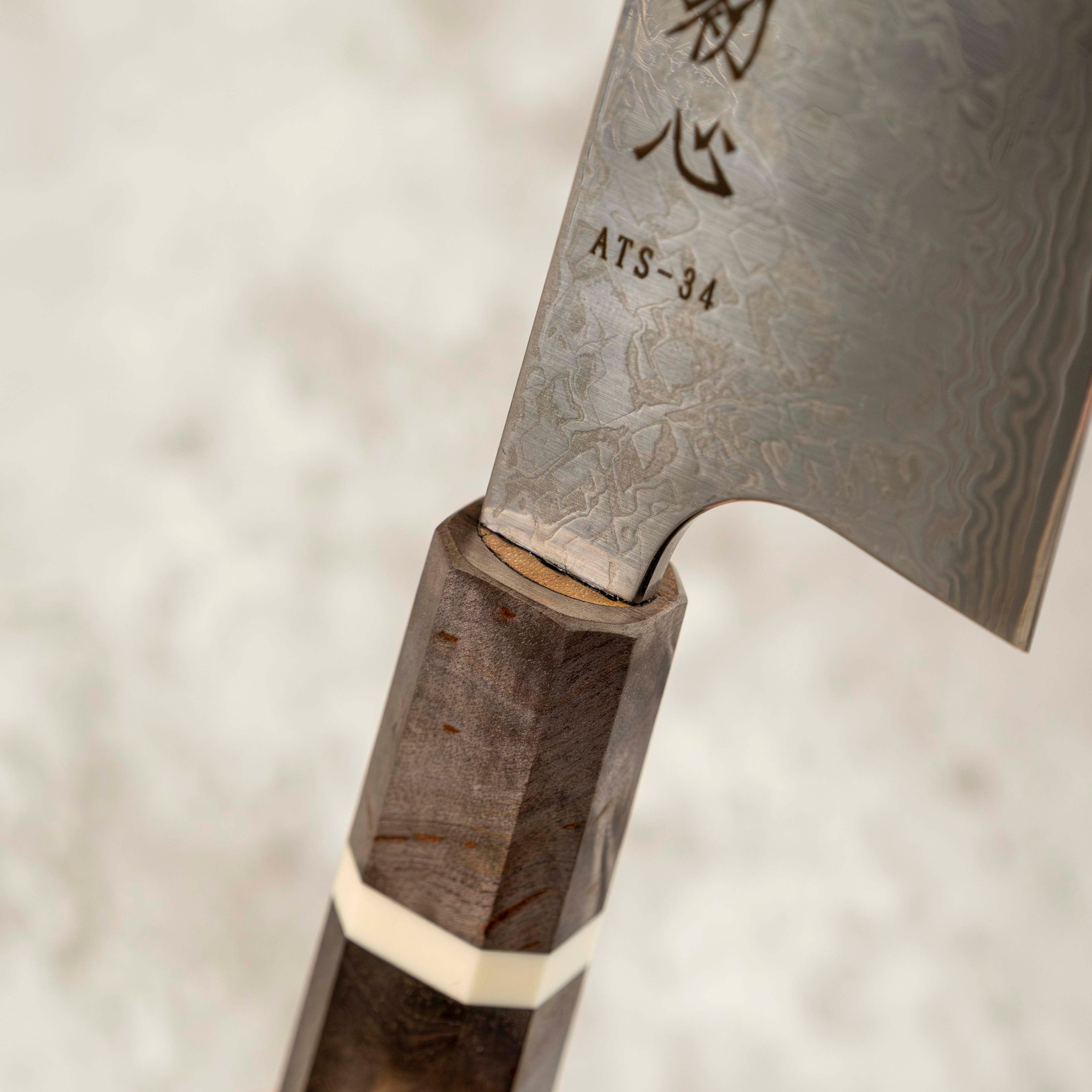 Yoshihiro Yauji Damascus Gyuto 210 mm