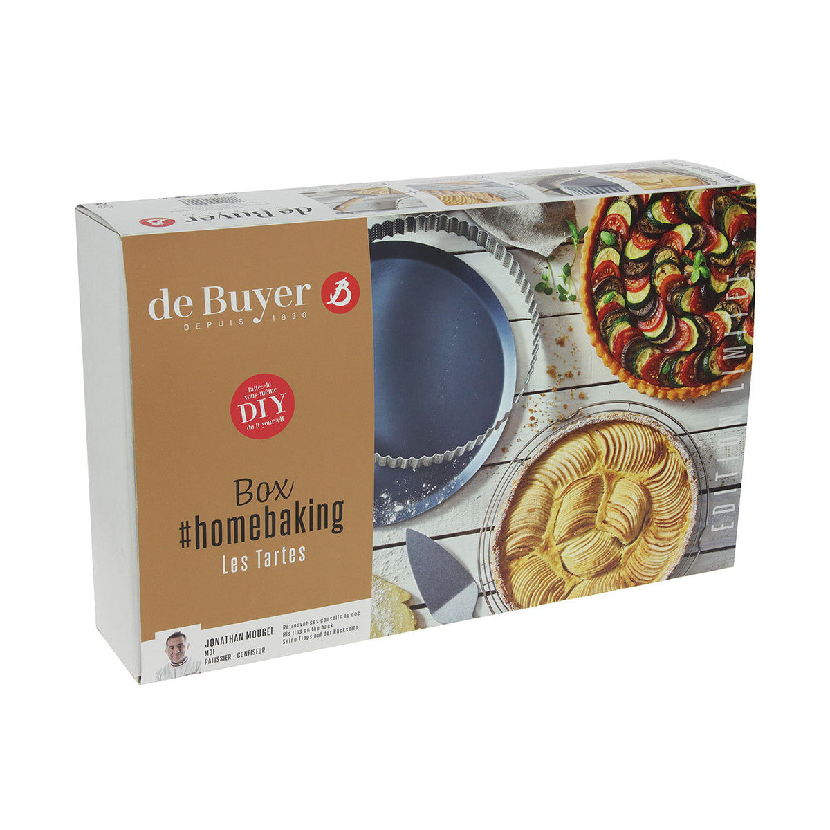 De Buyer baking box tarts 4pc set