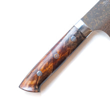 Load image into Gallery viewer, Takeshi Saji Rainbow Damascus Gyuto 210mm
