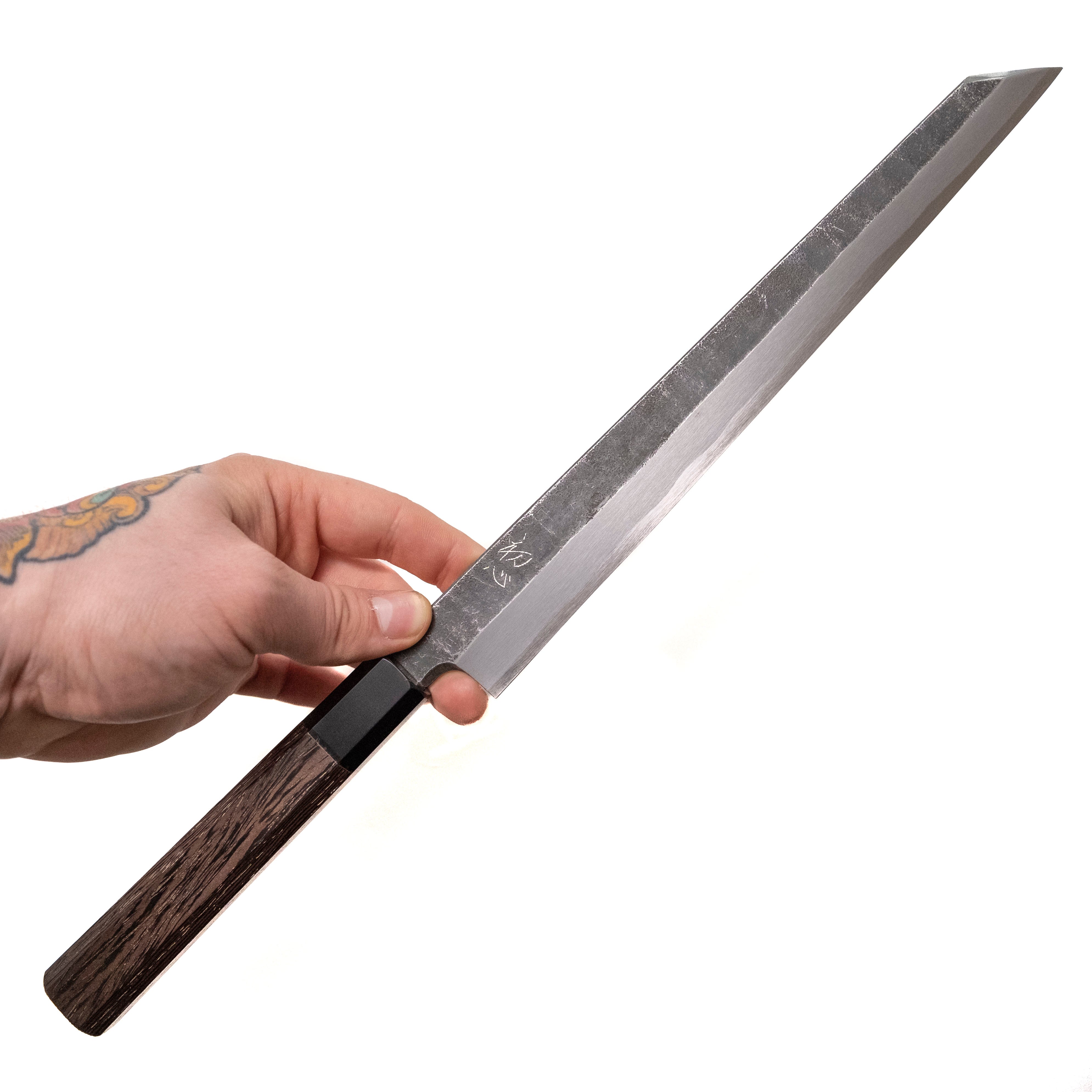 Hatsukokoro Shirasagi Kurouchi Kiritsuke Yanagiba 295 mm