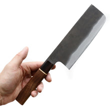 Load image into Gallery viewer, Shiro Kamo Aogomi Super Nakiri 165 mm
